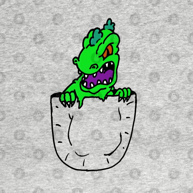 Reptar in my pocket by Undeadredneck